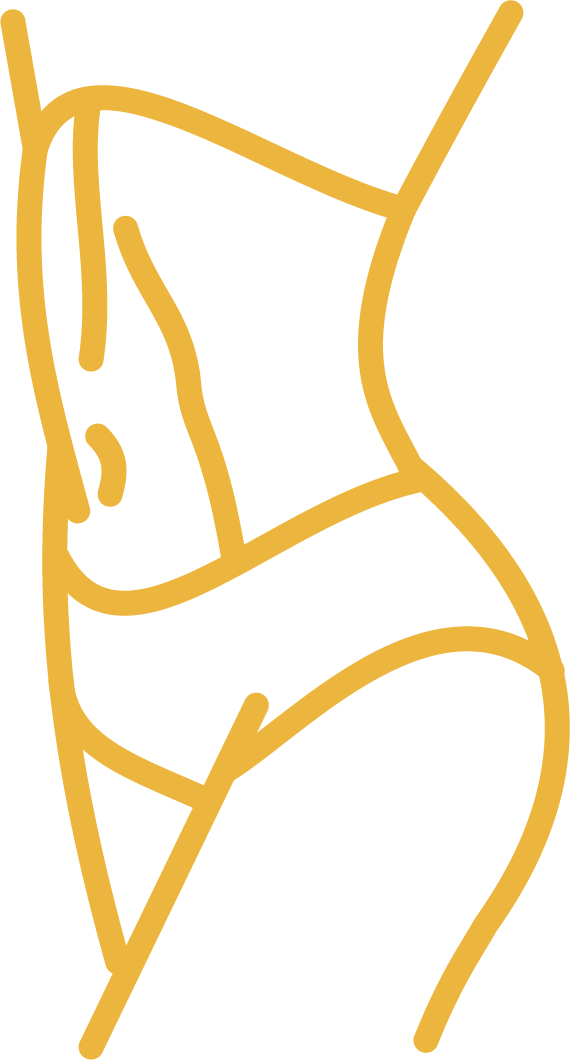 A full silhouette of a persons body